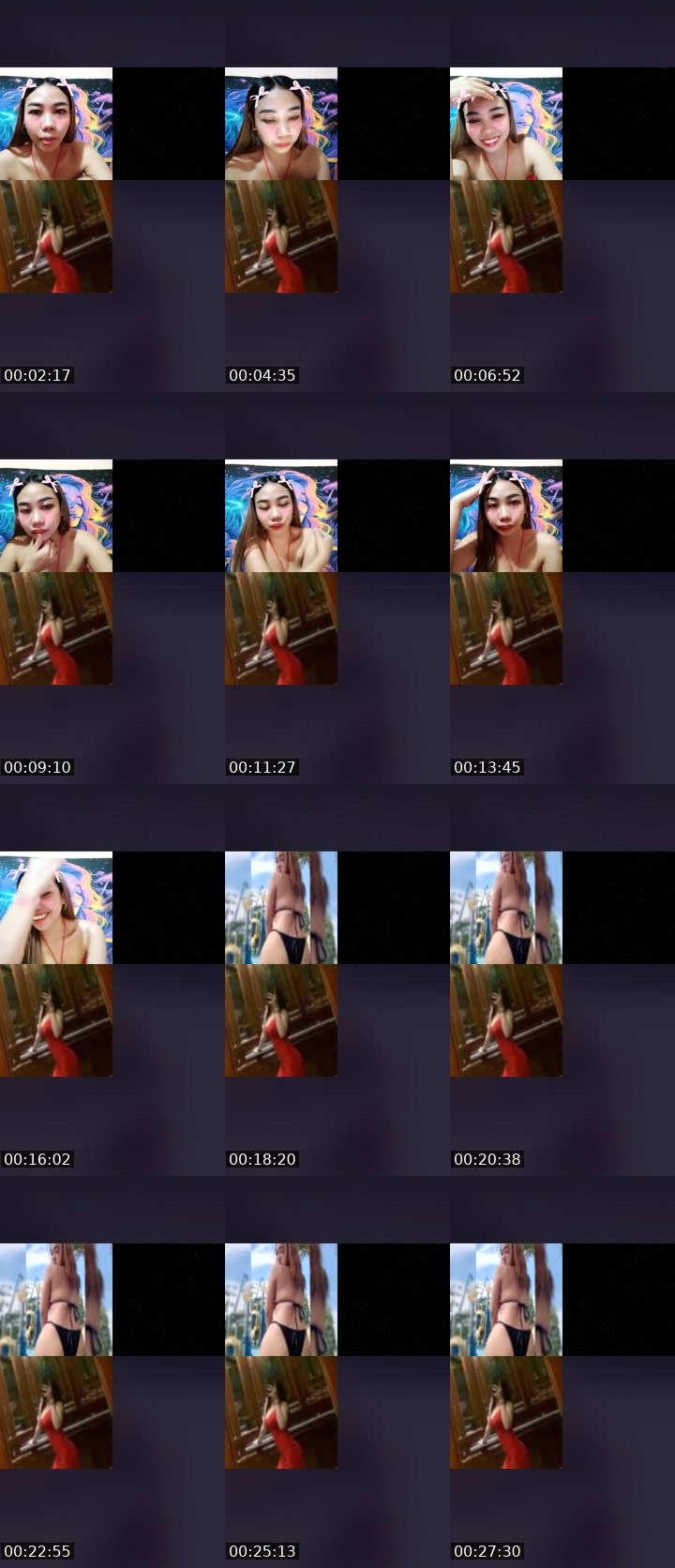 Contact-sheet preview of TA⃟🪽 cHu💋's Liveme recording