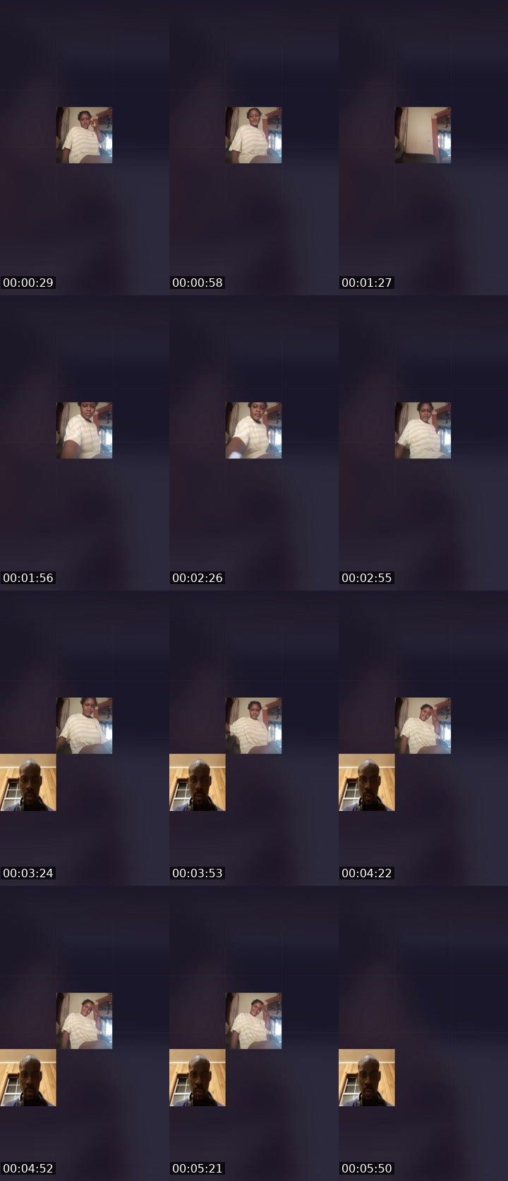Contact-sheet preview of hipstar's Liveme recording
