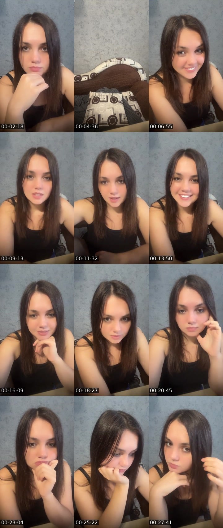 Contact-sheet preview of Nastya KH 😇's Liveme recording