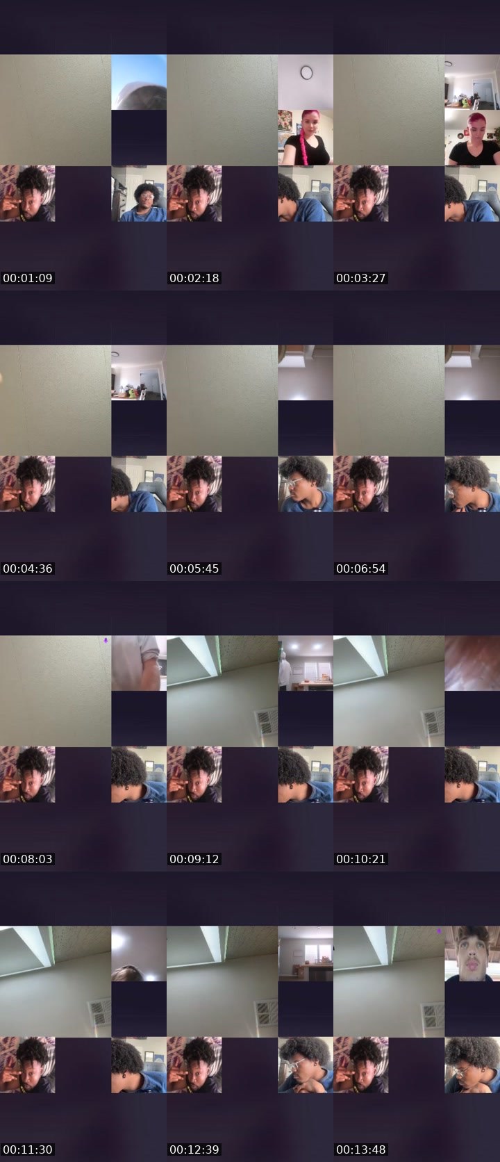 Contact-sheet preview of Moneybaby🩷's Liveme recording