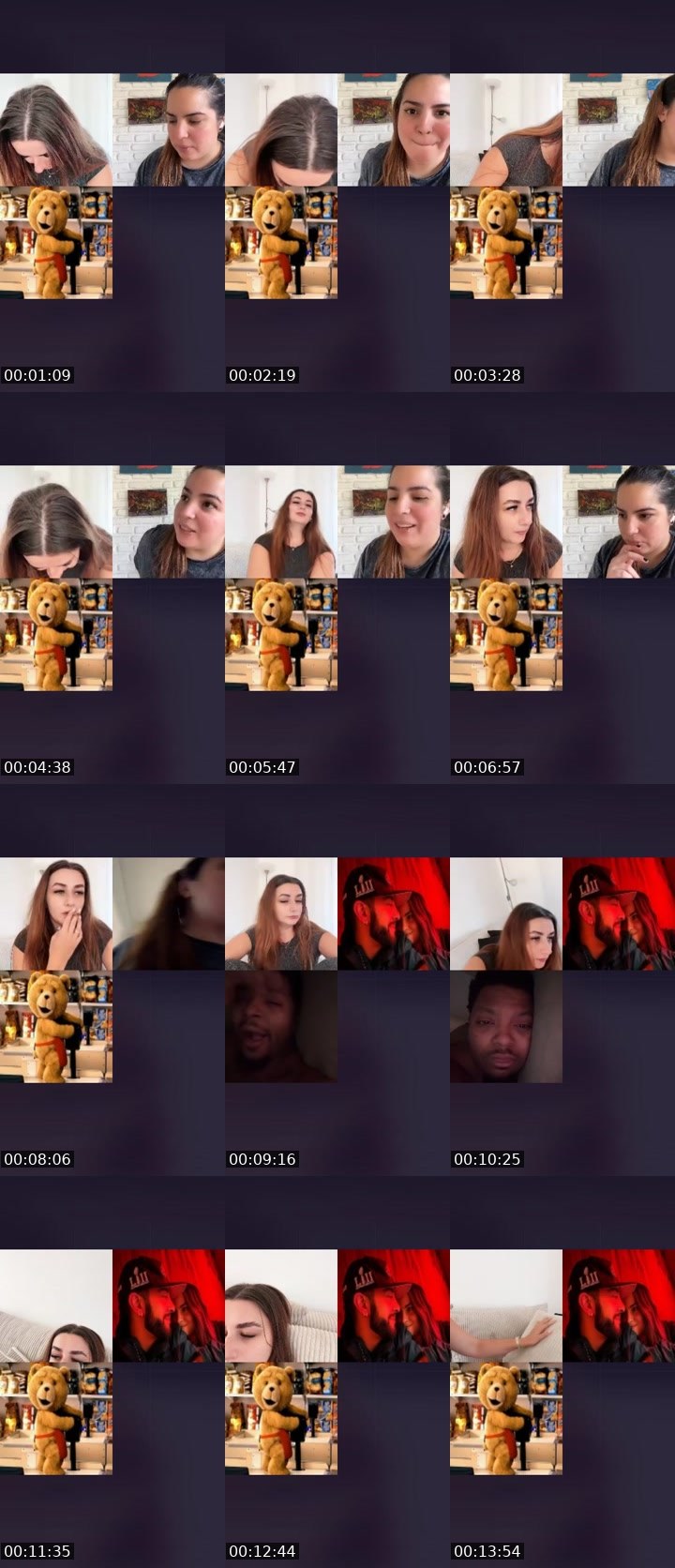Contact-sheet preview of Ž⃤Ť⃤ •Isadora♡ PT's Liveme recording