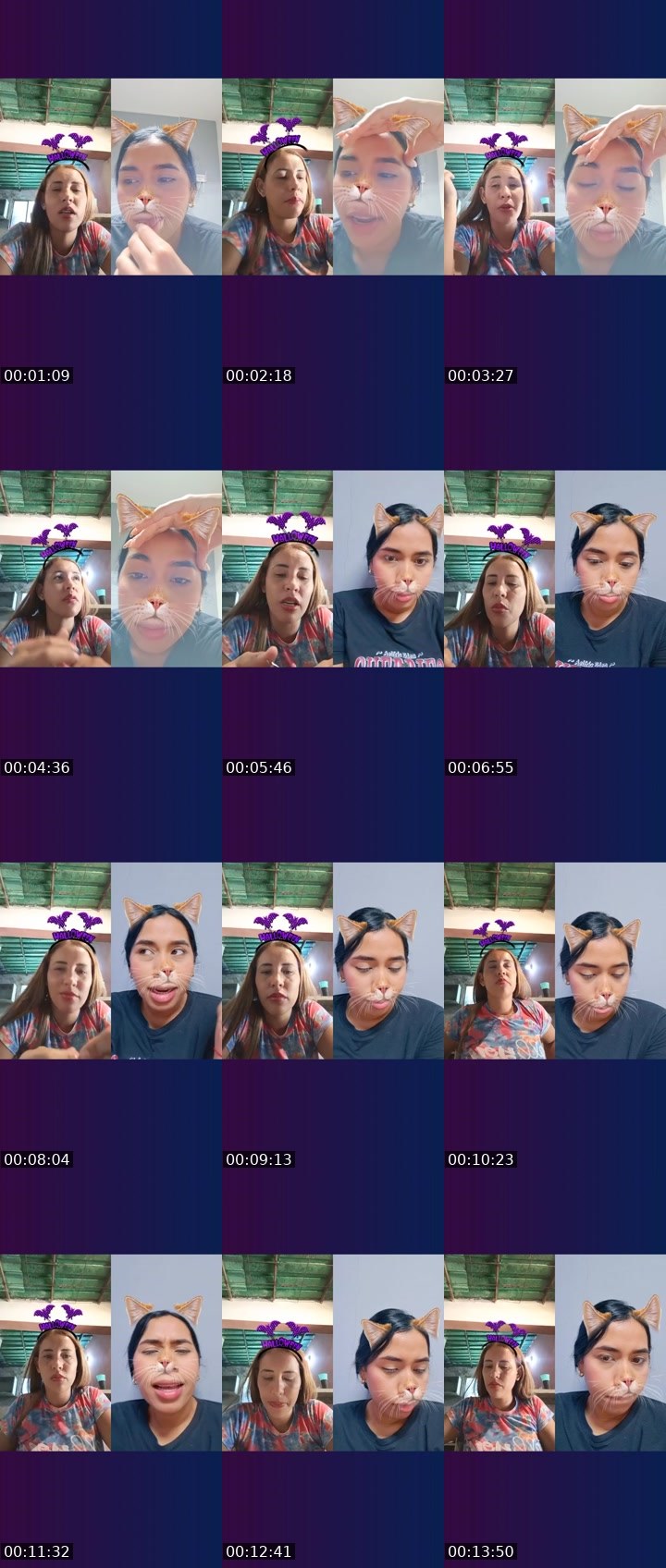 Contact-sheet preview of 👑⃤Frey🕶️🦋's Liveme recording