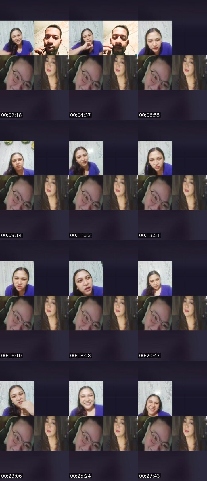 Contact-sheet preview of 👑Jherelyn🦢(NP)'s Liveme recording