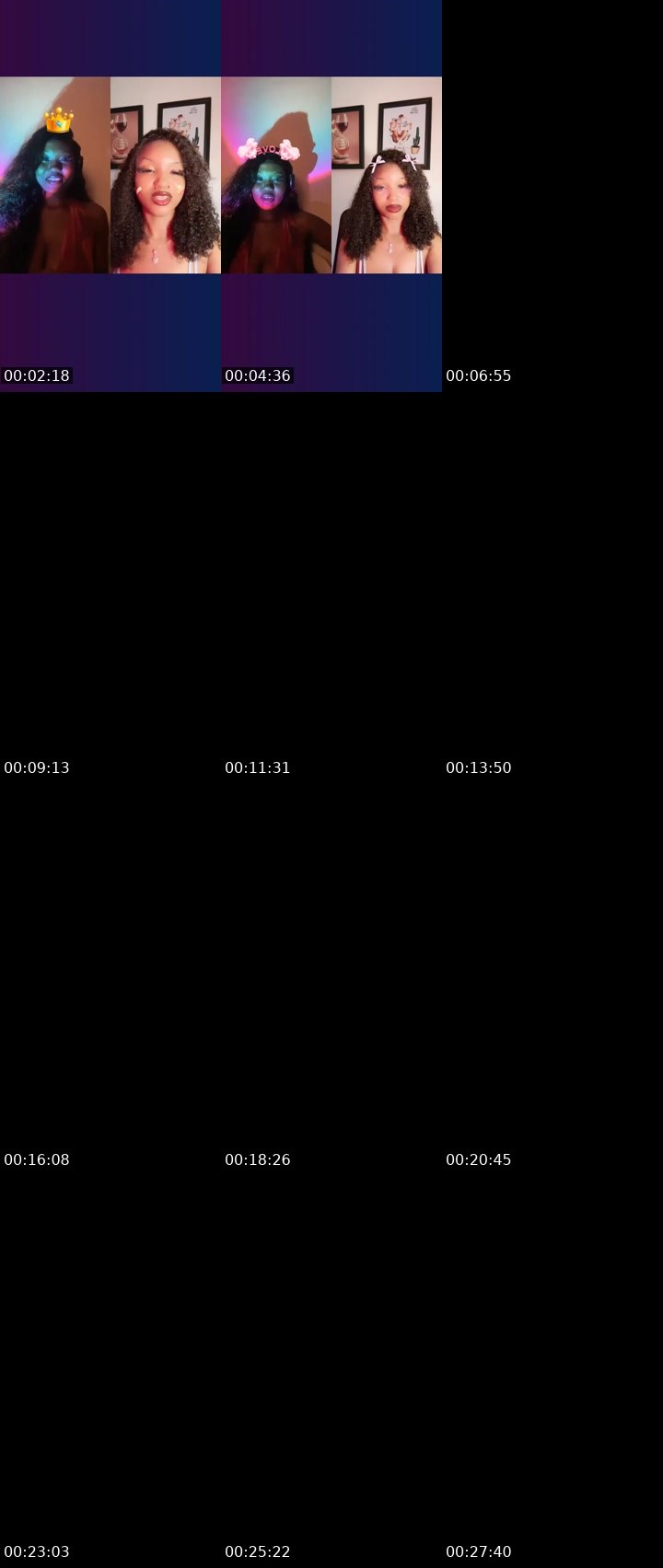Contact-sheet preview of 𝓑𝓵𝓪𝓼𝓲𝓪𝓷 ఌ's Liveme recording