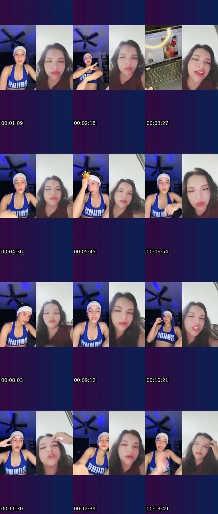 Contact-sheet preview of Haydy💠's Liveme recording
