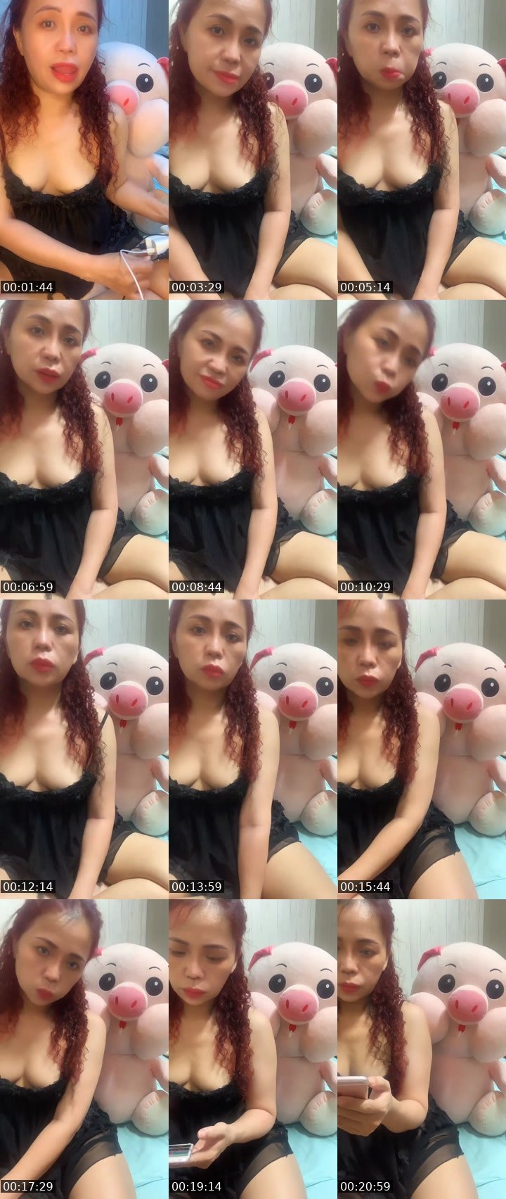 Contact-sheet preview of Kimkim🏃‍♀️🏃‍♀️'s Liveme recording