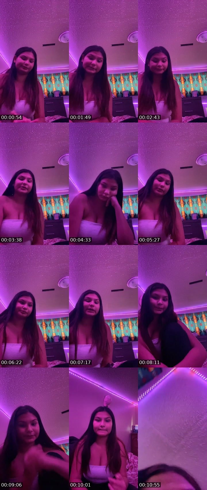 Contact-sheet preview of Annalee's Liveme recording