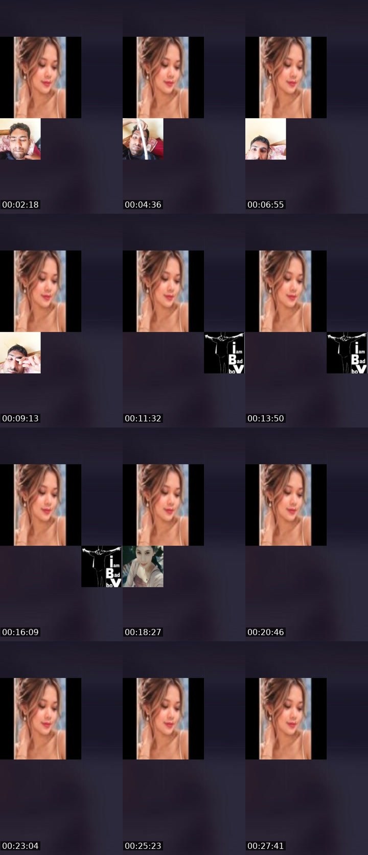 Contact-sheet preview of ☝❤️🐺Shine💸's Liveme recording