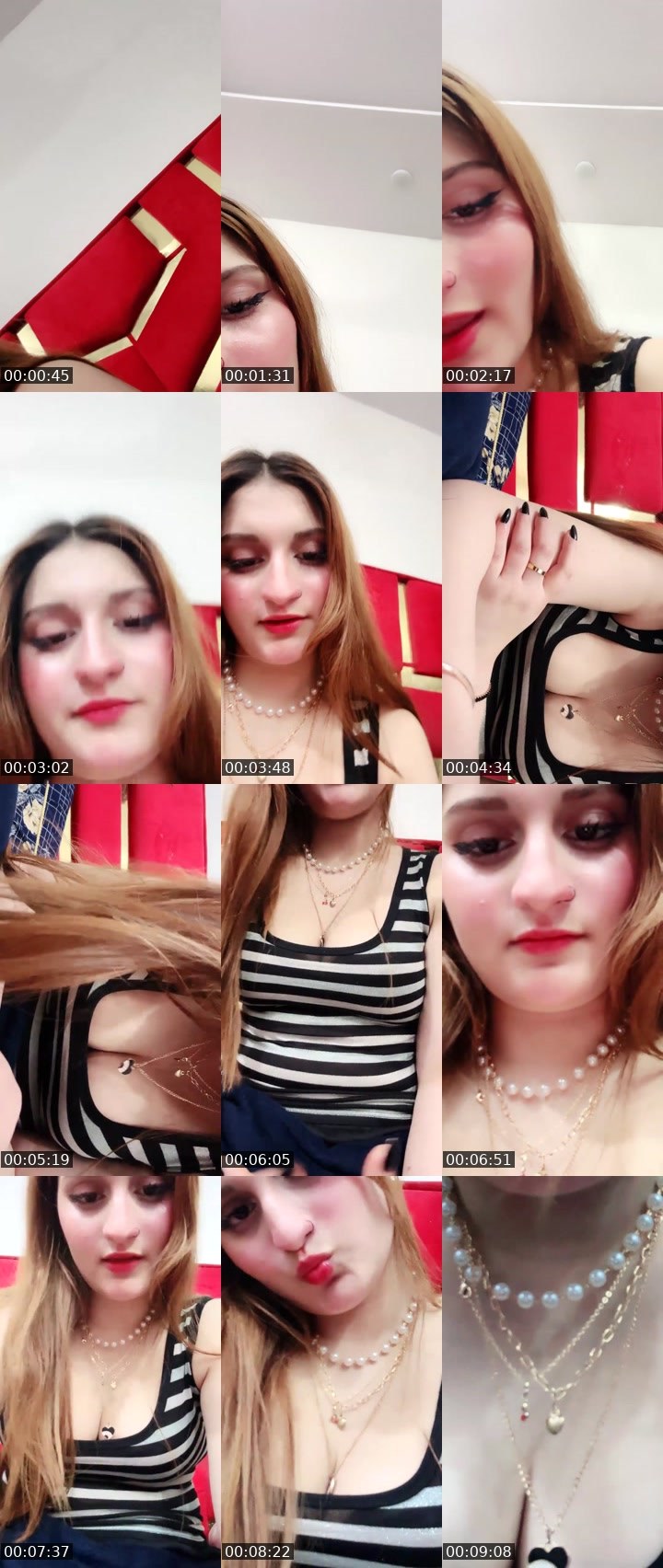 Contact-sheet preview of Hamna ayaan's Liveme recording