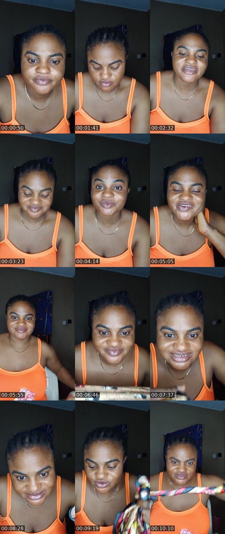 Contact-sheet preview of sharonsexy's Liveme recording