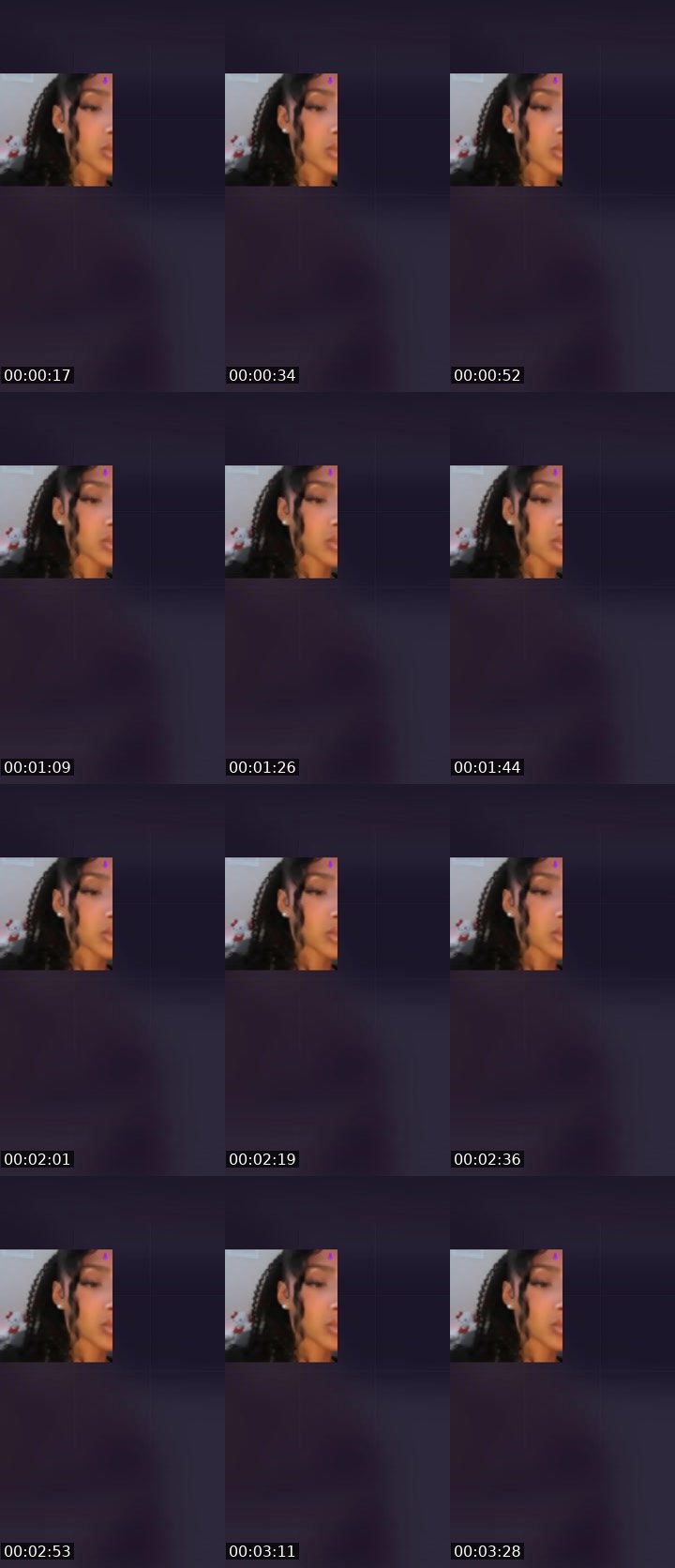 Contact-sheet preview of bbfaceliyaa🎀's Liveme recording