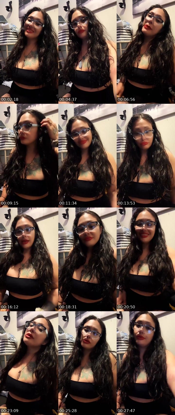 Contact-sheet preview of Sinner2High4L🔥's Liveme recording