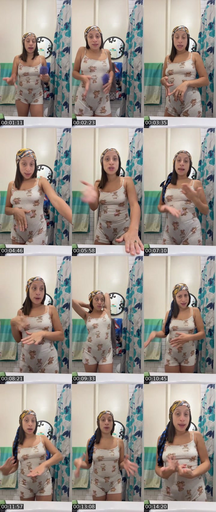 Contact-sheet preview of JulieboO30's Liveme recording