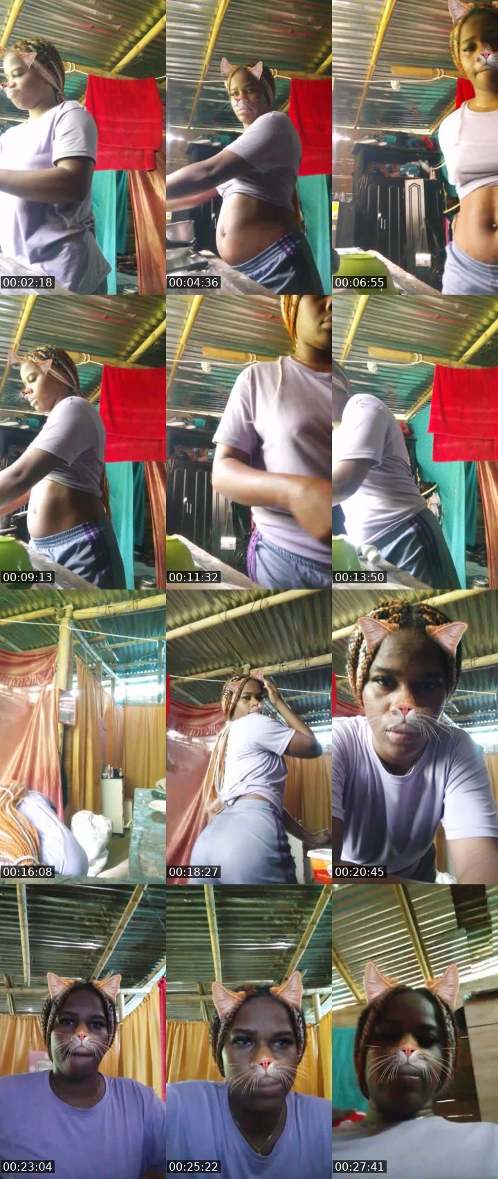 Contact-sheet preview of ☁️lola🌍😇's Liveme recording