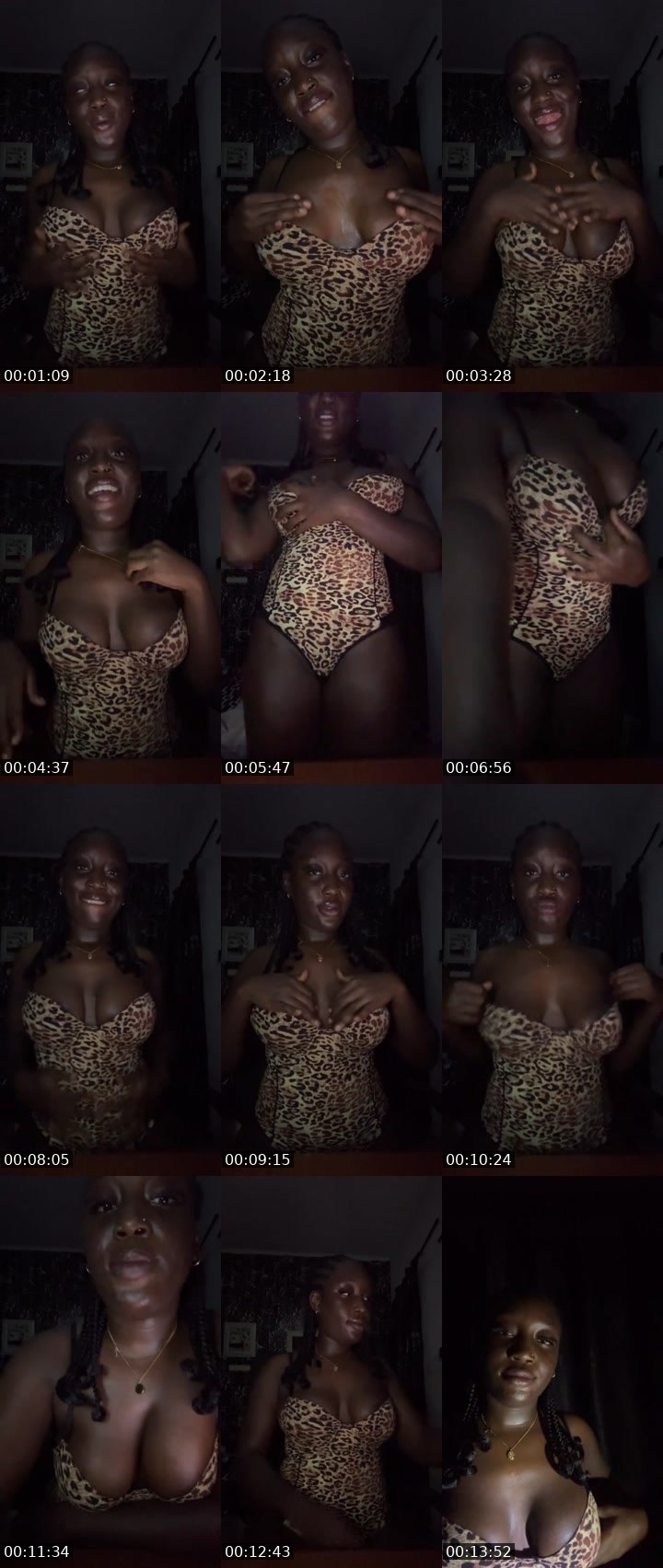 Contact-sheet preview of Black mistress😈❤️'s Liveme recording
