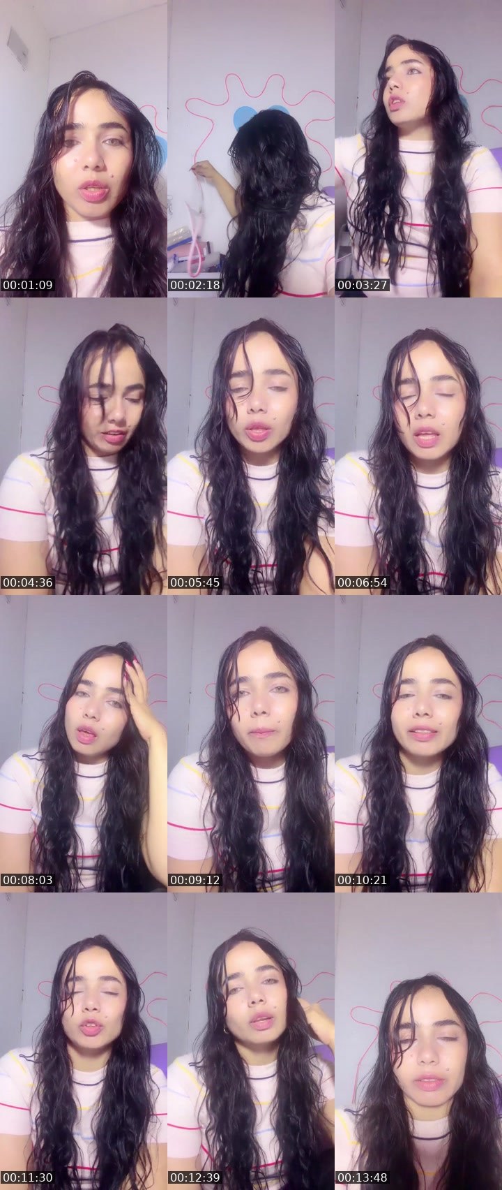 Contact-sheet preview of 🍀CelesMX❤️13's Liveme recording