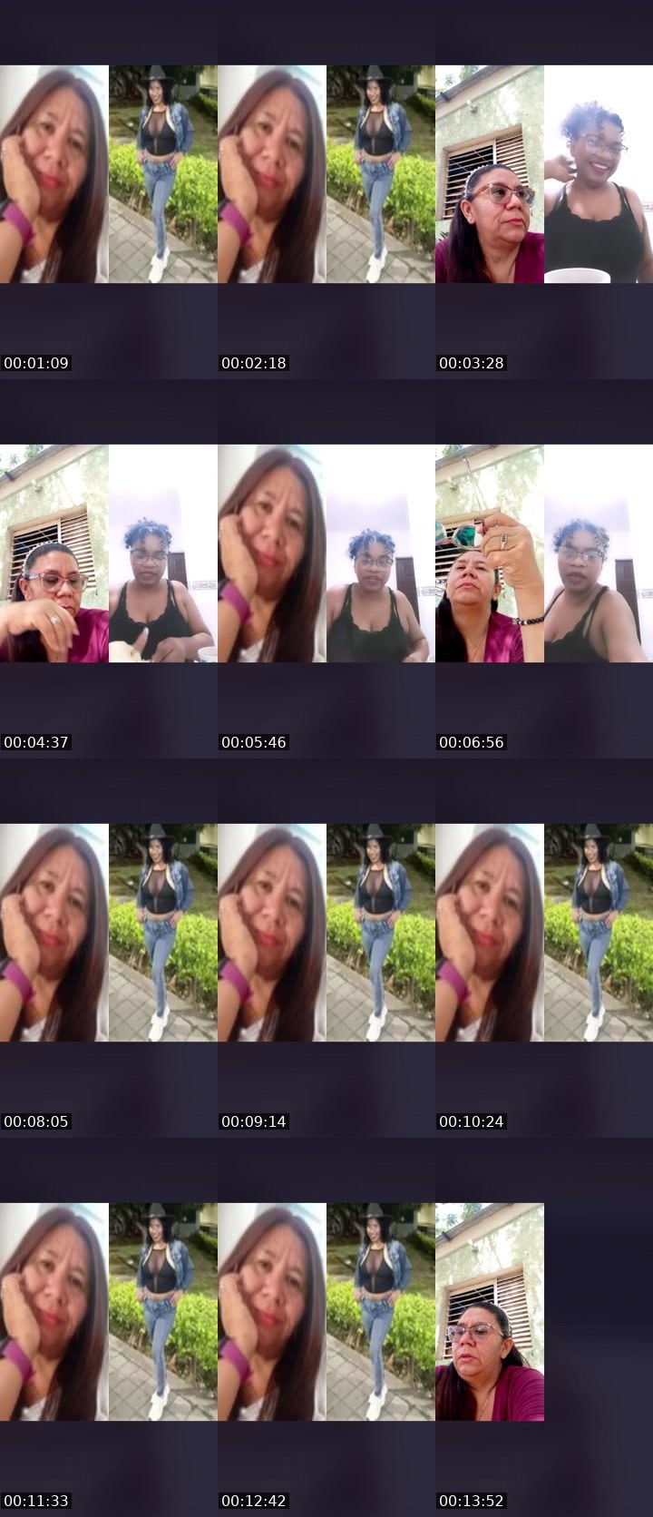 Contact-sheet preview of 🌈𝑨NABELLA🏧's Liveme recording