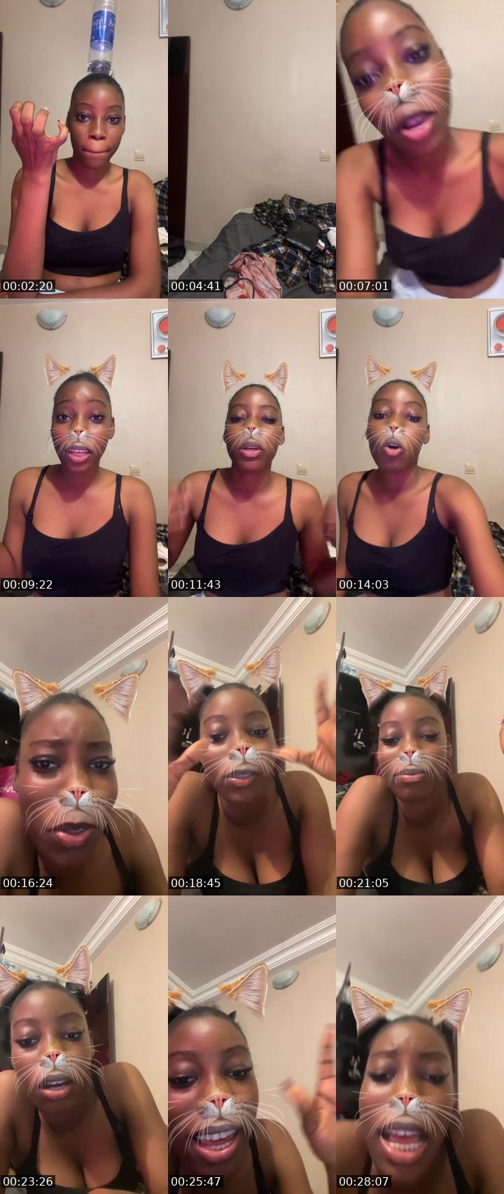 Contact-sheet preview of Sosomii🥰's Liveme recording