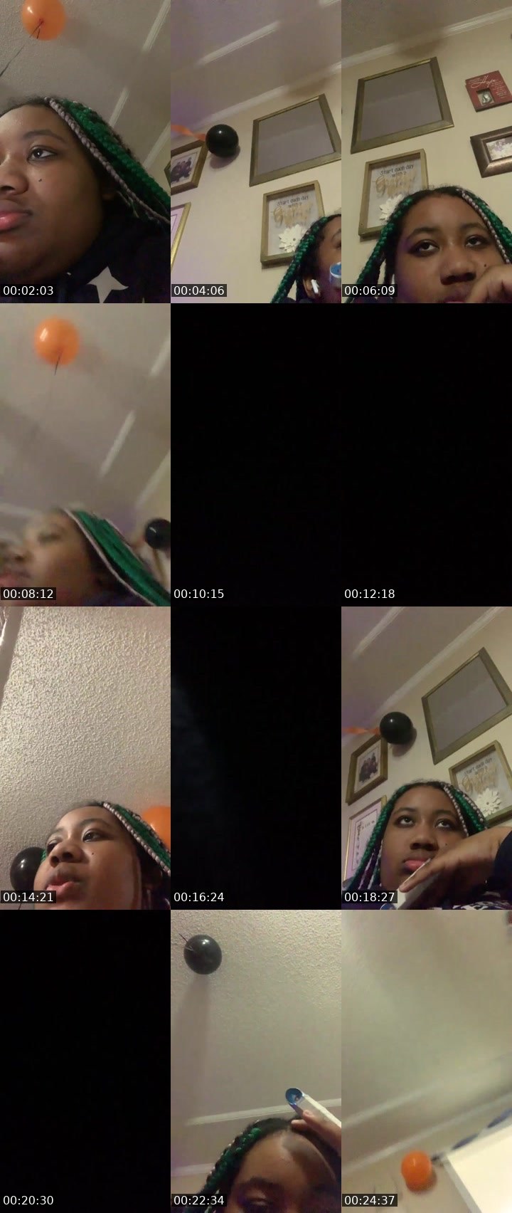 Contact-sheet preview of Kimbella lee mallory's Liveme recording