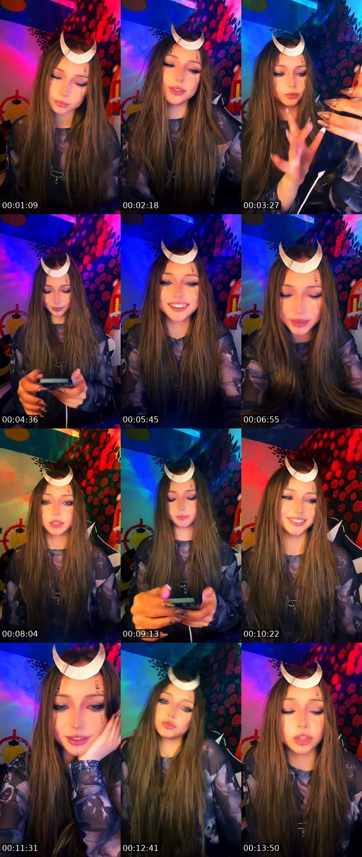 Contact-sheet preview of ᴋɪꜱꜱ🇰🇿ᴅɪᴅɪꜱʜᴋᴀ's Liveme recording