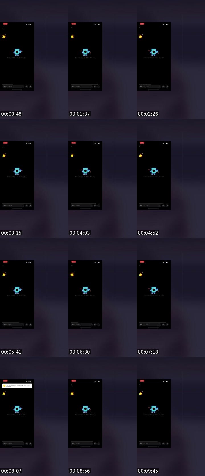 Contact-sheet preview of 👸Scarlet-Faye🐝's Liveme recording