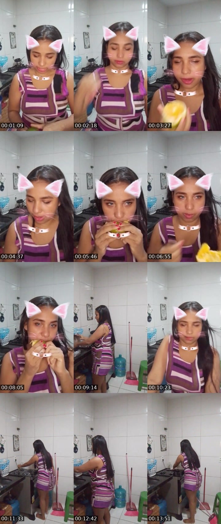 Contact-sheet preview of 14k 🍭 Rosa 🕷️'s Liveme recording