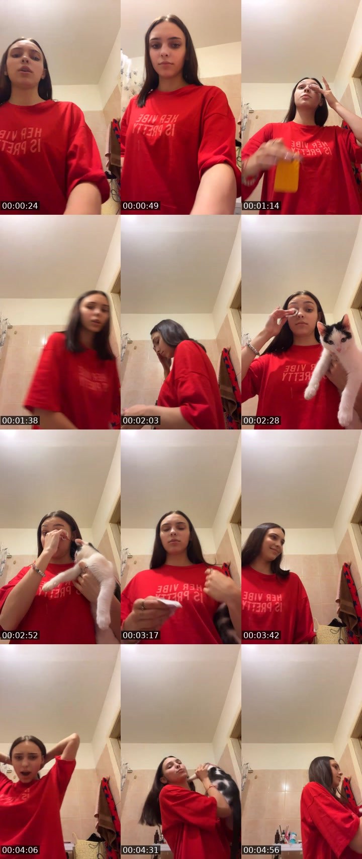 Contact-sheet preview of Dashka_666's Liveme recording