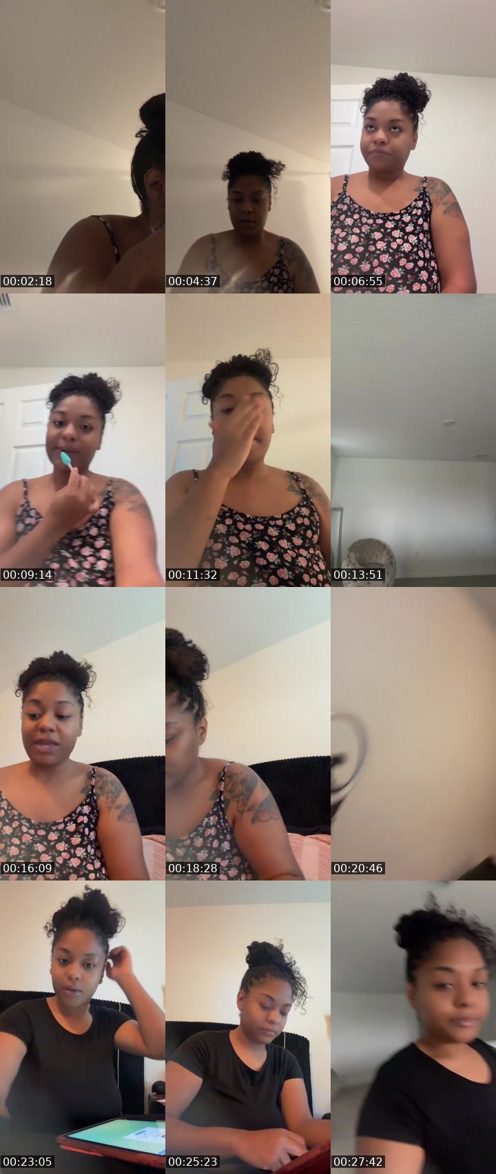 Contact-sheet preview of Queenangelax3's Liveme recording