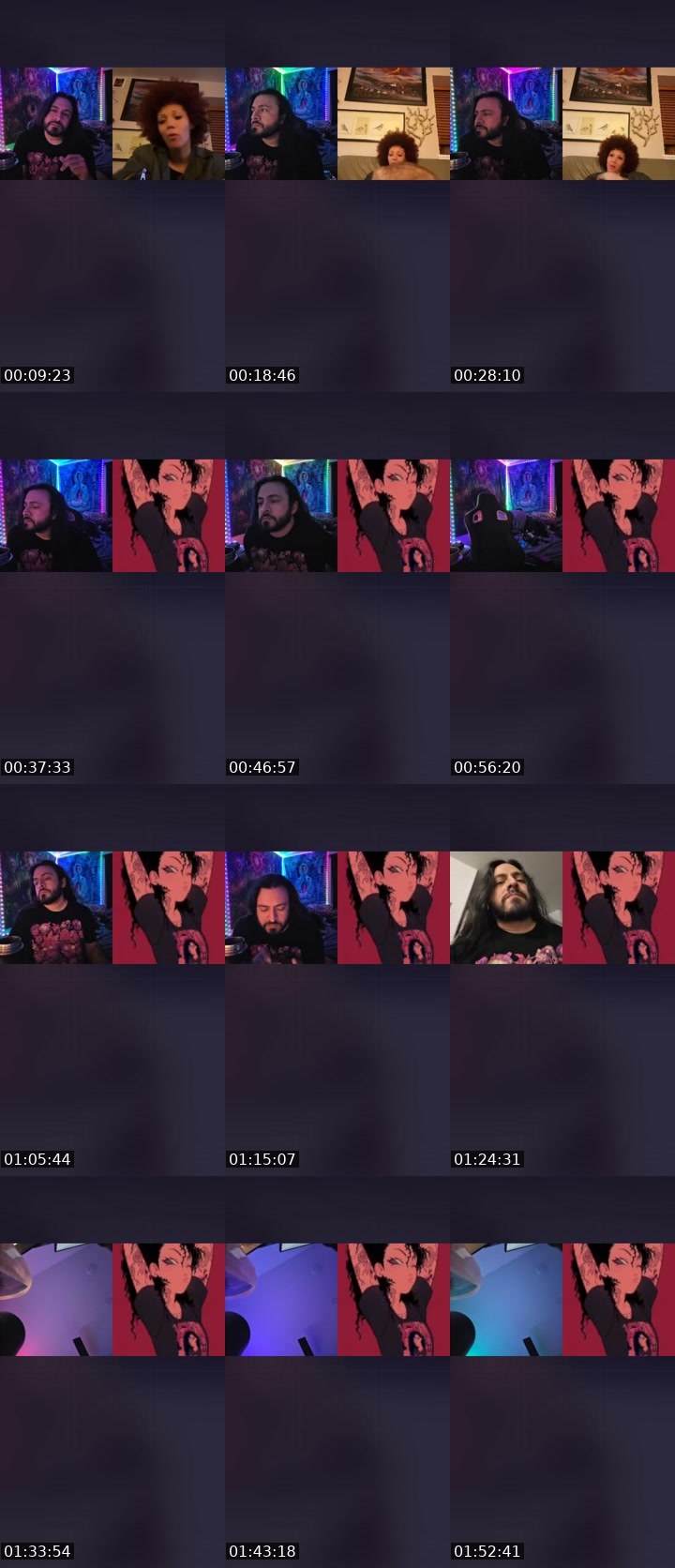 Contact-sheet preview of 𝕃ucas 𝕊corpio's Liveme recording