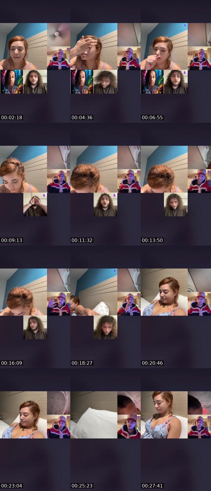 Contact-sheet preview of Gypsyuncensored's Liveme recording