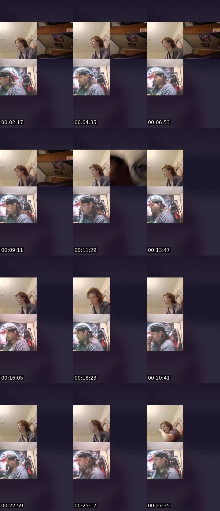 Contact-sheet preview of little miss red's Liveme recording