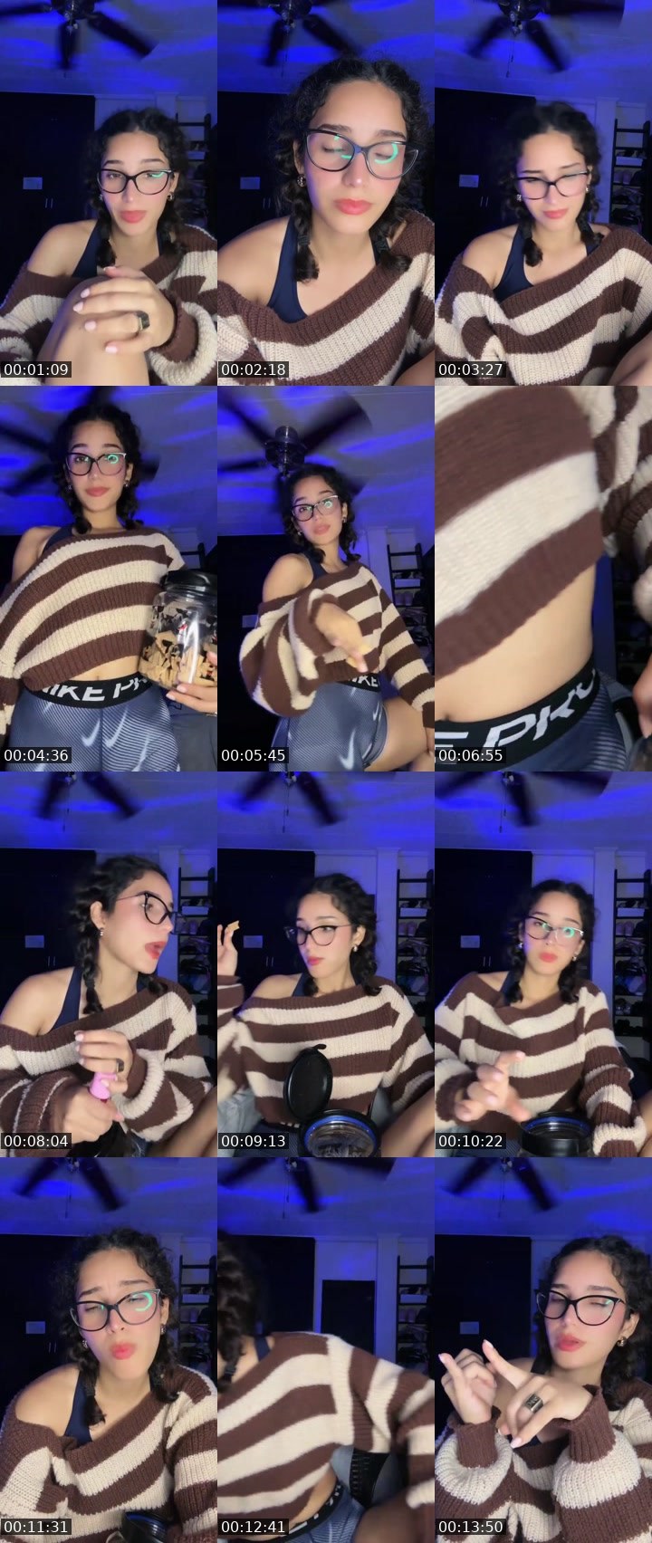 Contact-sheet preview of 💙Haydy💠's Liveme recording
