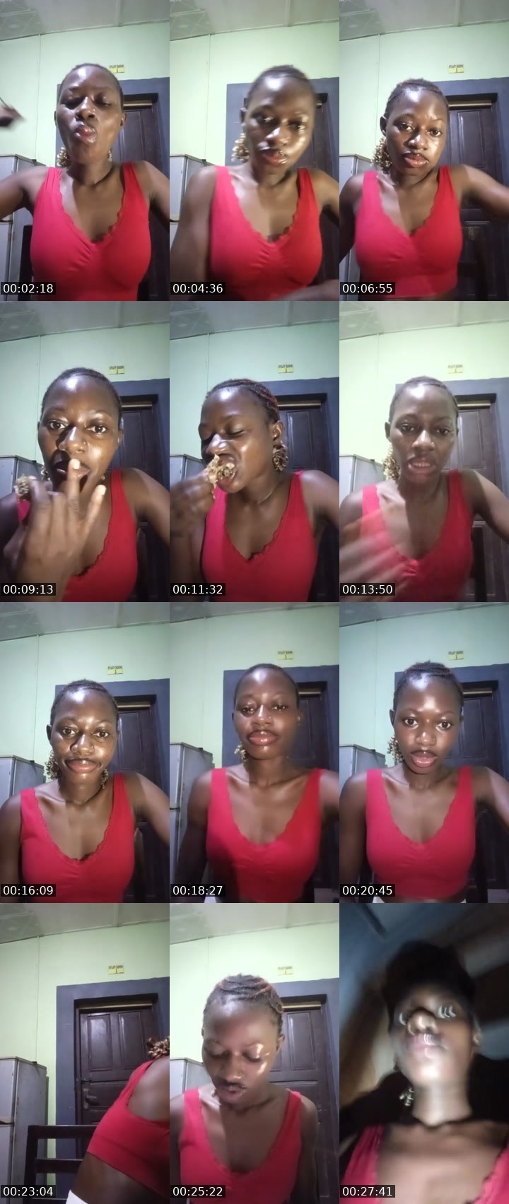 Contact-sheet preview of bhagyamelish🎯's Liveme recording