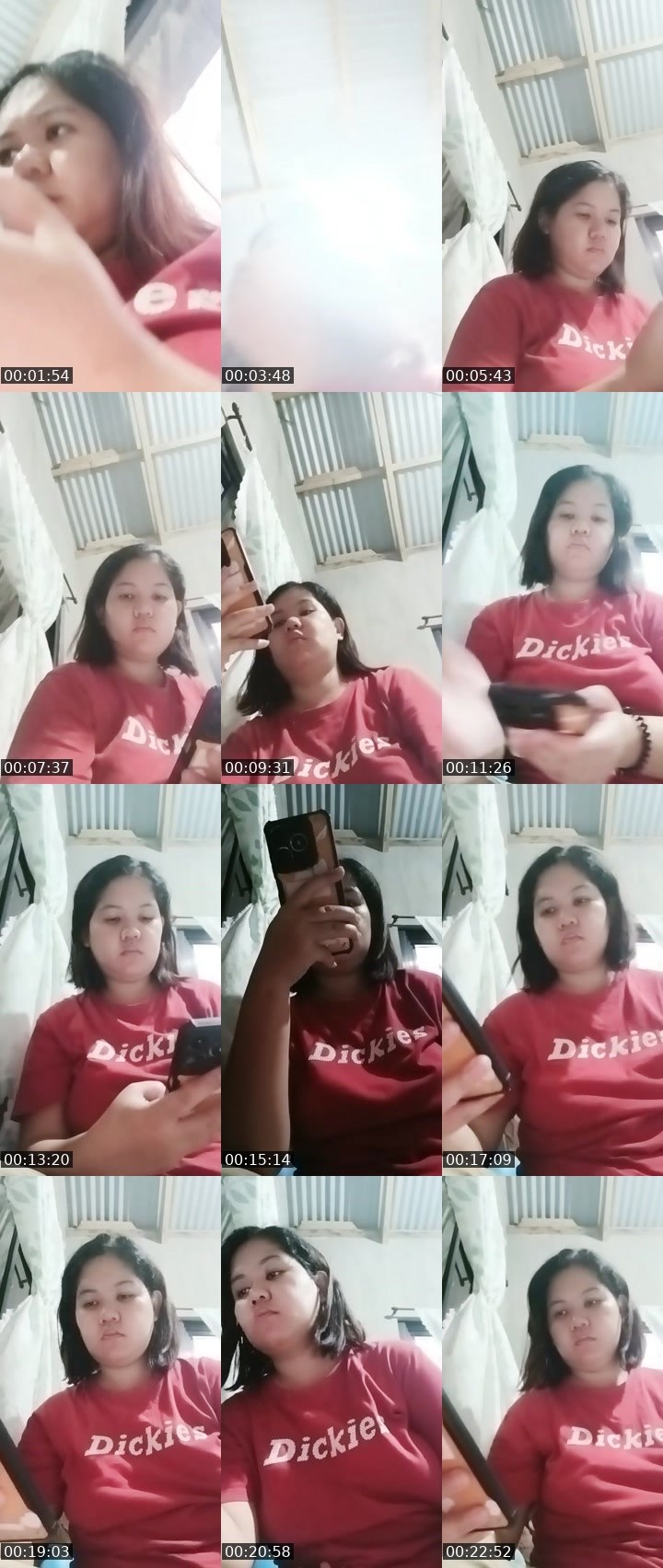 Contact-sheet preview of Ms. Kate's Liveme recording