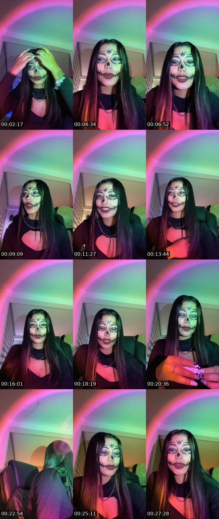 Contact-sheet preview of 🌐50kZara011🧸's Liveme recording