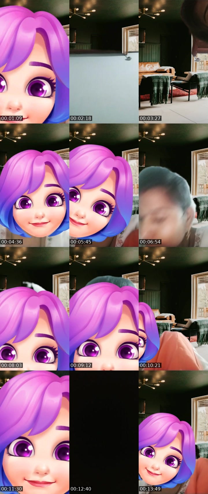 Contact-sheet preview of 🐺🥀Kiyana's Liveme recording