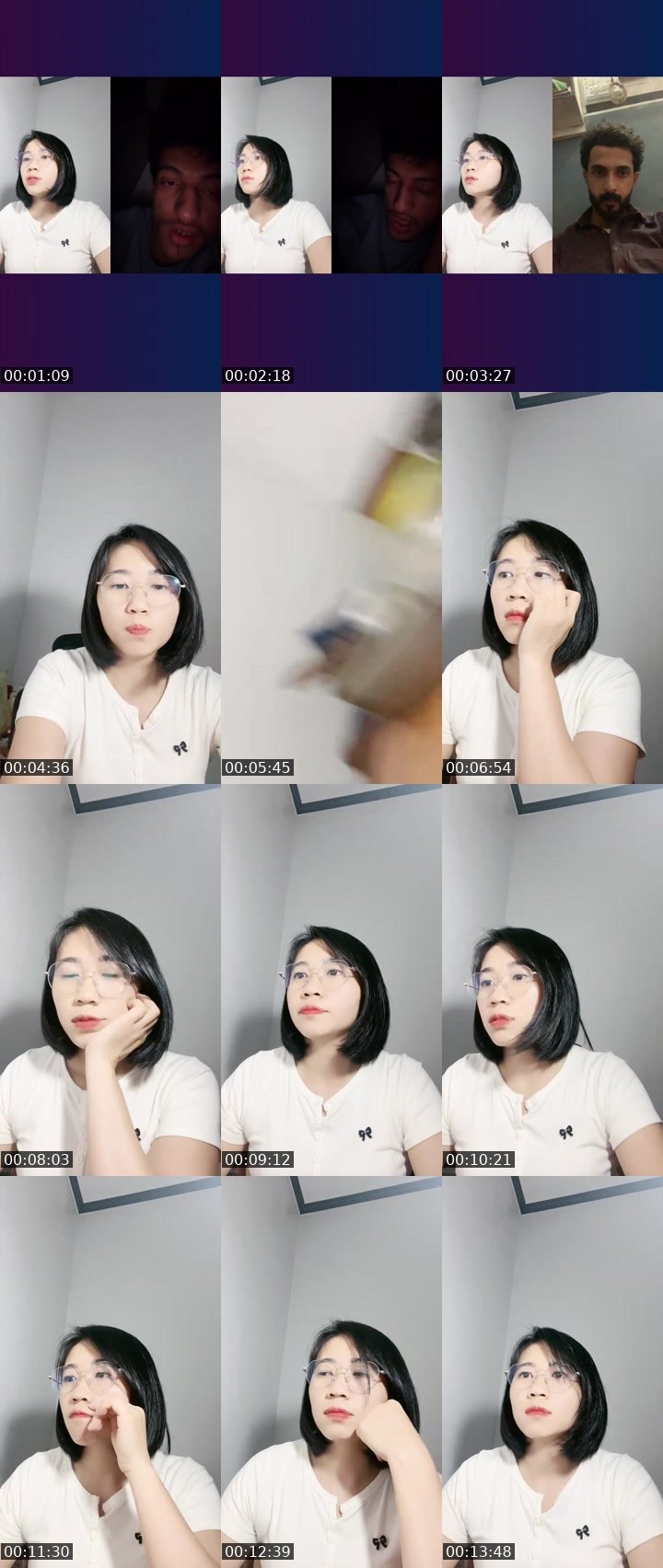 Contact-sheet preview of Candy 🍬🍬🍬's Liveme recording