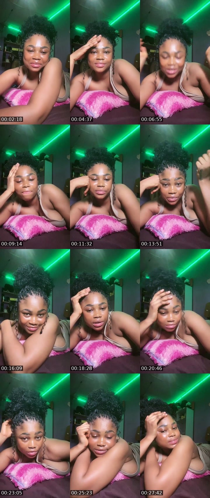 Contact-sheet preview of Sugar🐱💖's Liveme recording