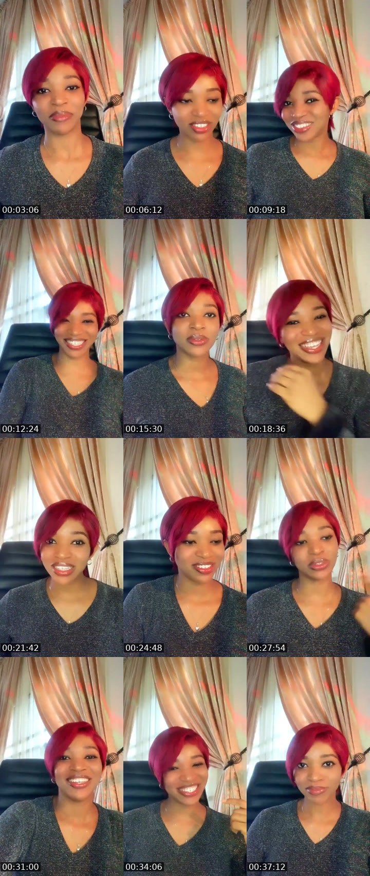 Contact-sheet preview of 🏦NUCHI💸🎨's Liveme recording