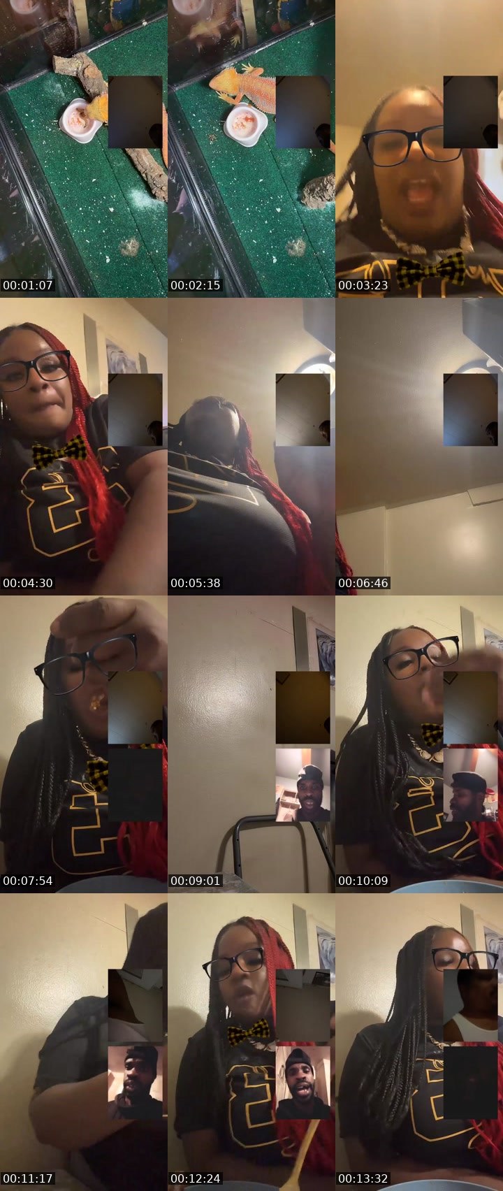 Contact-sheet preview of Rsl Redboss's Liveme recording