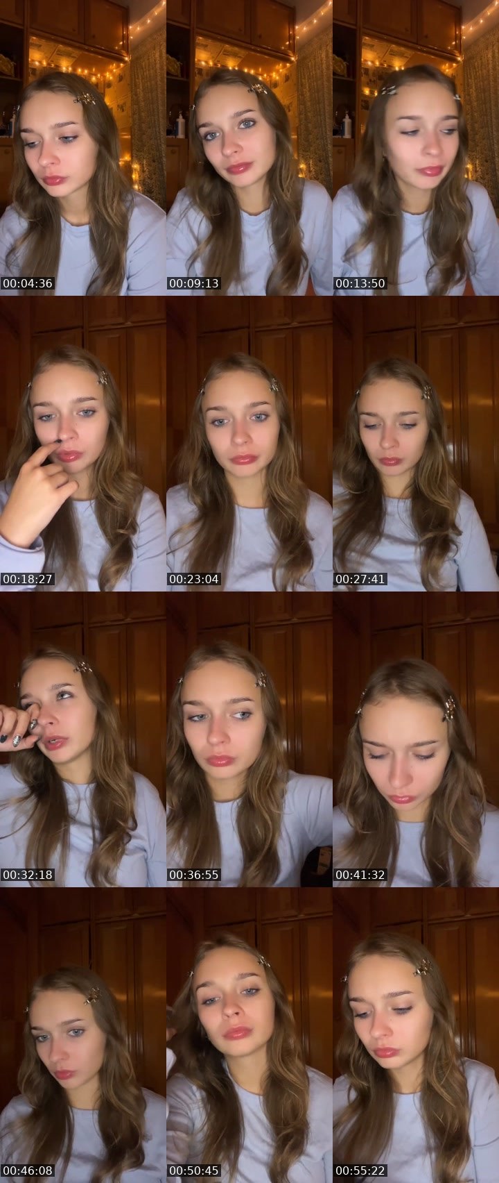 Contact-sheet preview of karo🥰's Liveme recording