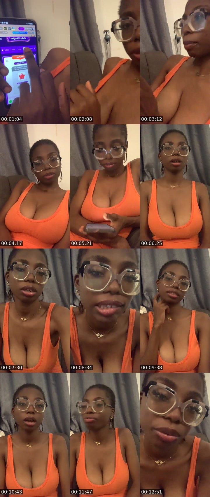 Contact-sheet preview of Lilly😍😍😘🕊️'s Liveme recording