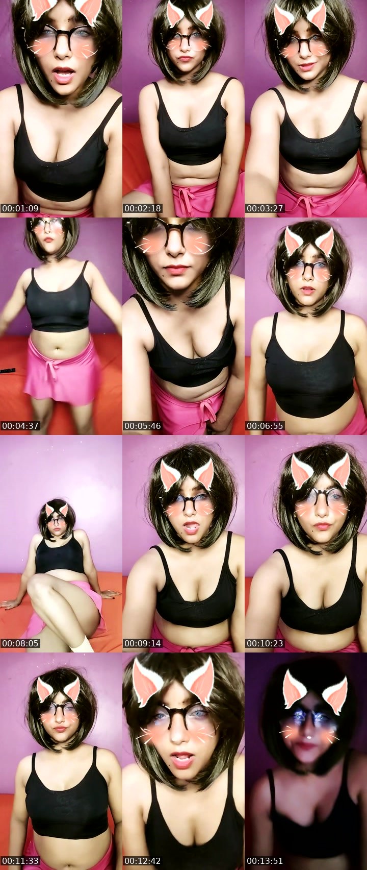 Contact-sheet preview of Naina543543's Liveme recording