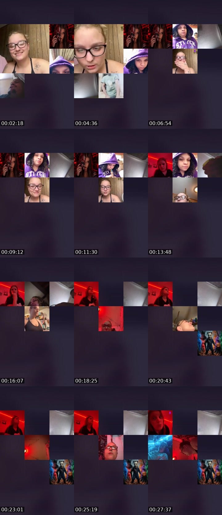 Contact-sheet preview of SpicyNuggyFafo𖠞₄₂₀'s Liveme recording