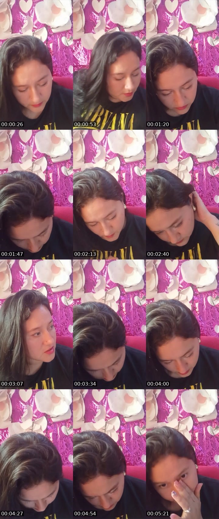 Contact-sheet preview of 👑5KLoⓇe🍫🫧's Liveme recording