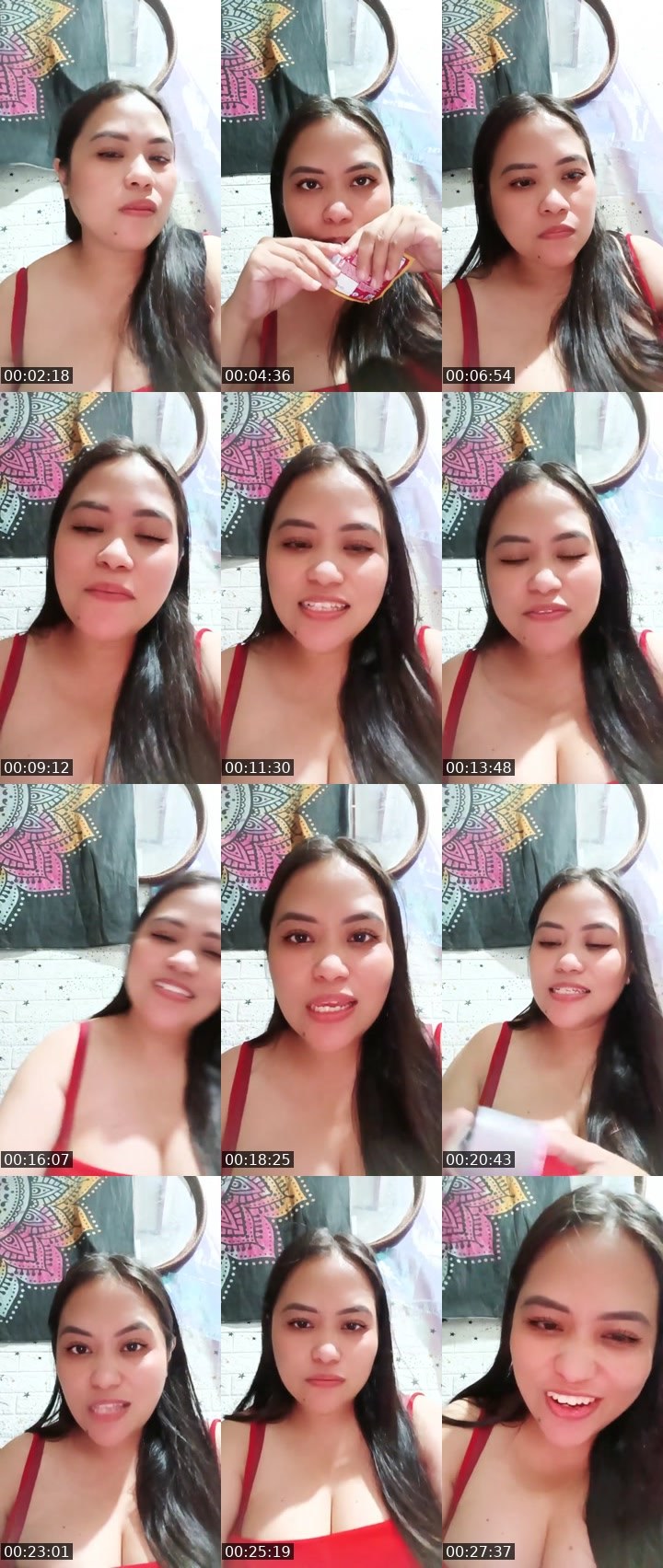 Contact-sheet preview of 🏄Louise🌐👏's Liveme recording