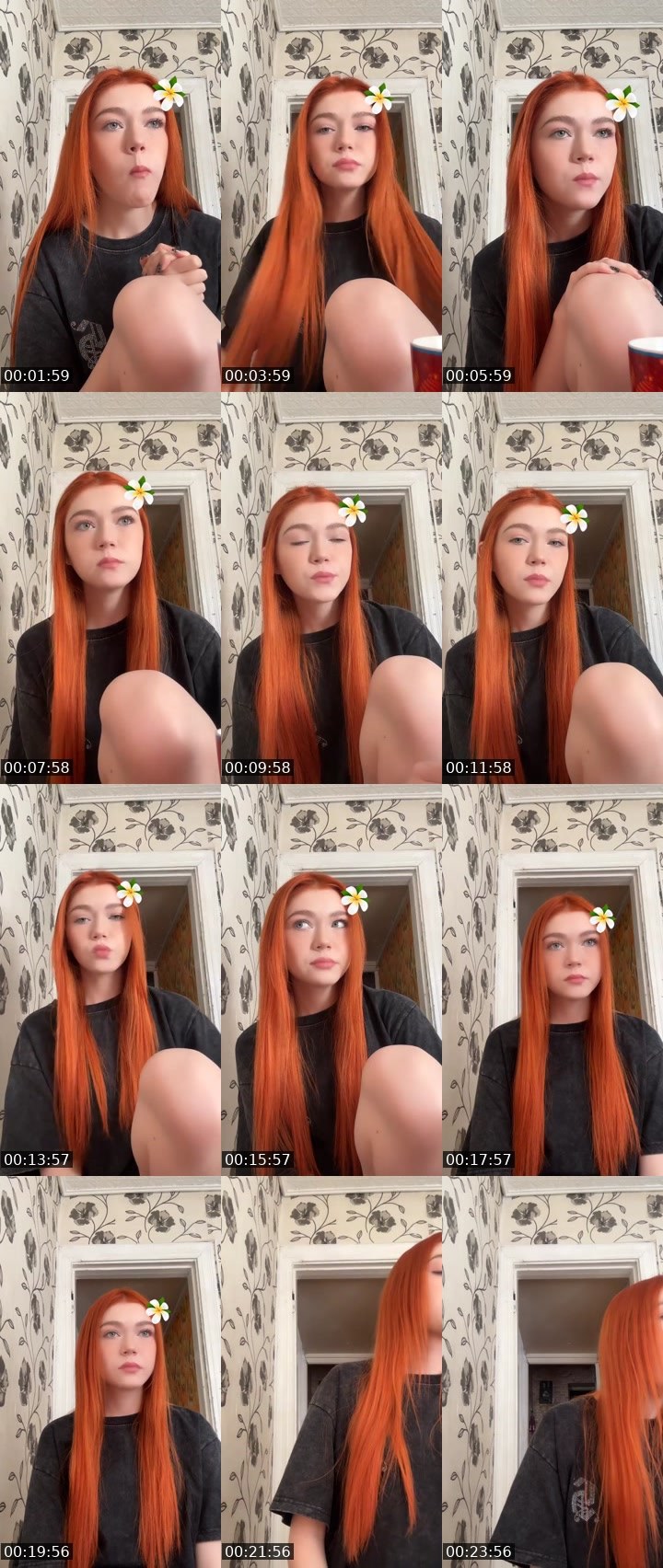 Contact-sheet preview of Elizabeth🪷's Liveme recording