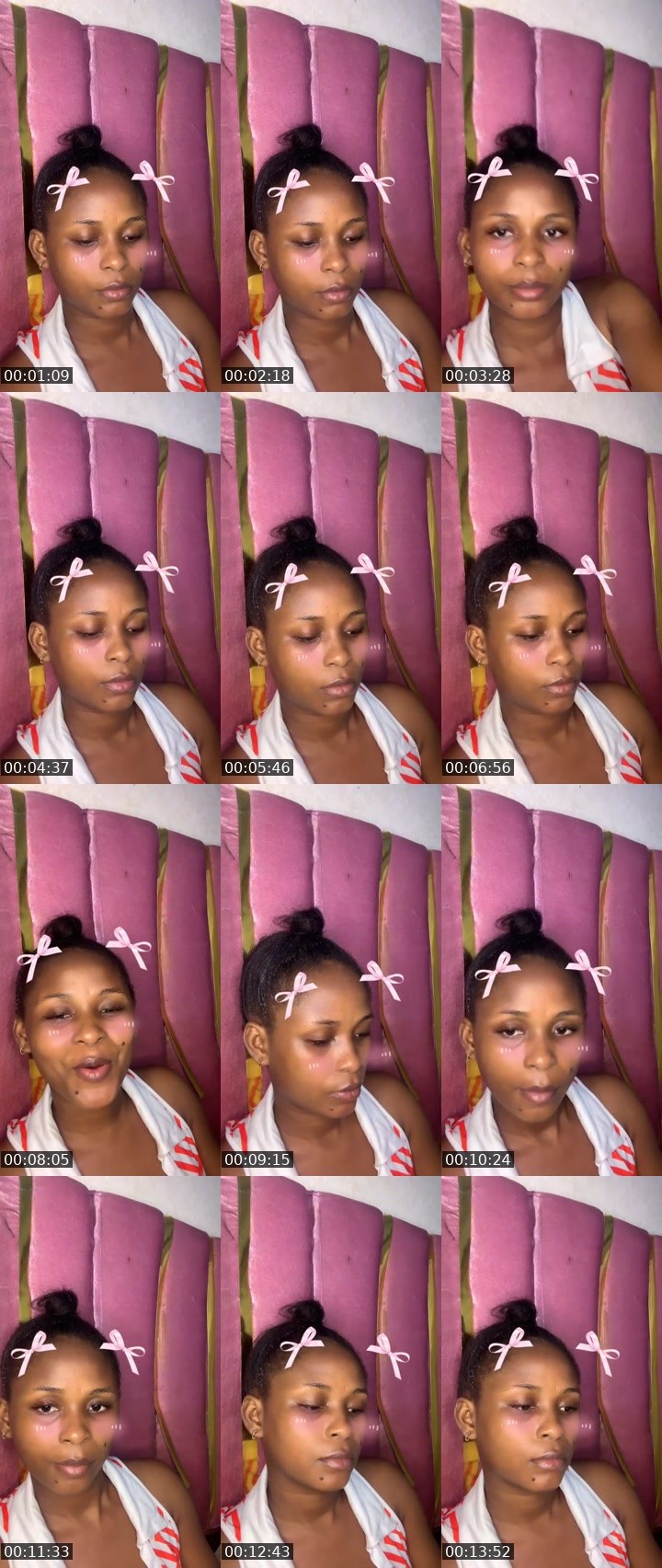 Contact-sheet preview of 💸🌹Dǎwñ🏦✊🏼🍭's Liveme recording