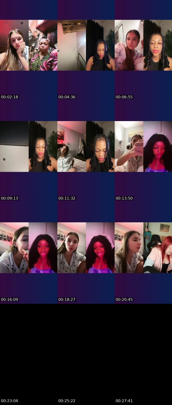 Contact-sheet preview of luna.x 🌙✨'s Liveme recording