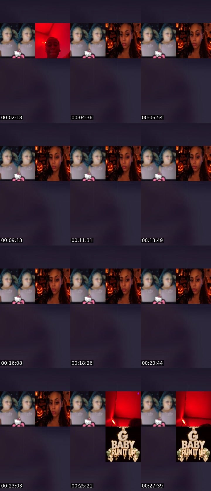 Contact-sheet preview of EatEMup🏳️‍🌈Skits's Liveme recording